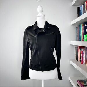 The Kooples Black sport Moto jacket Size Medium no belt
